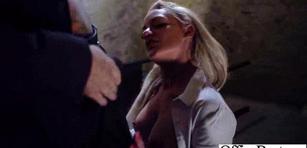  Busty Sexy Worker Girl (lou lou) Get Hard Style Banged In Office clip-25